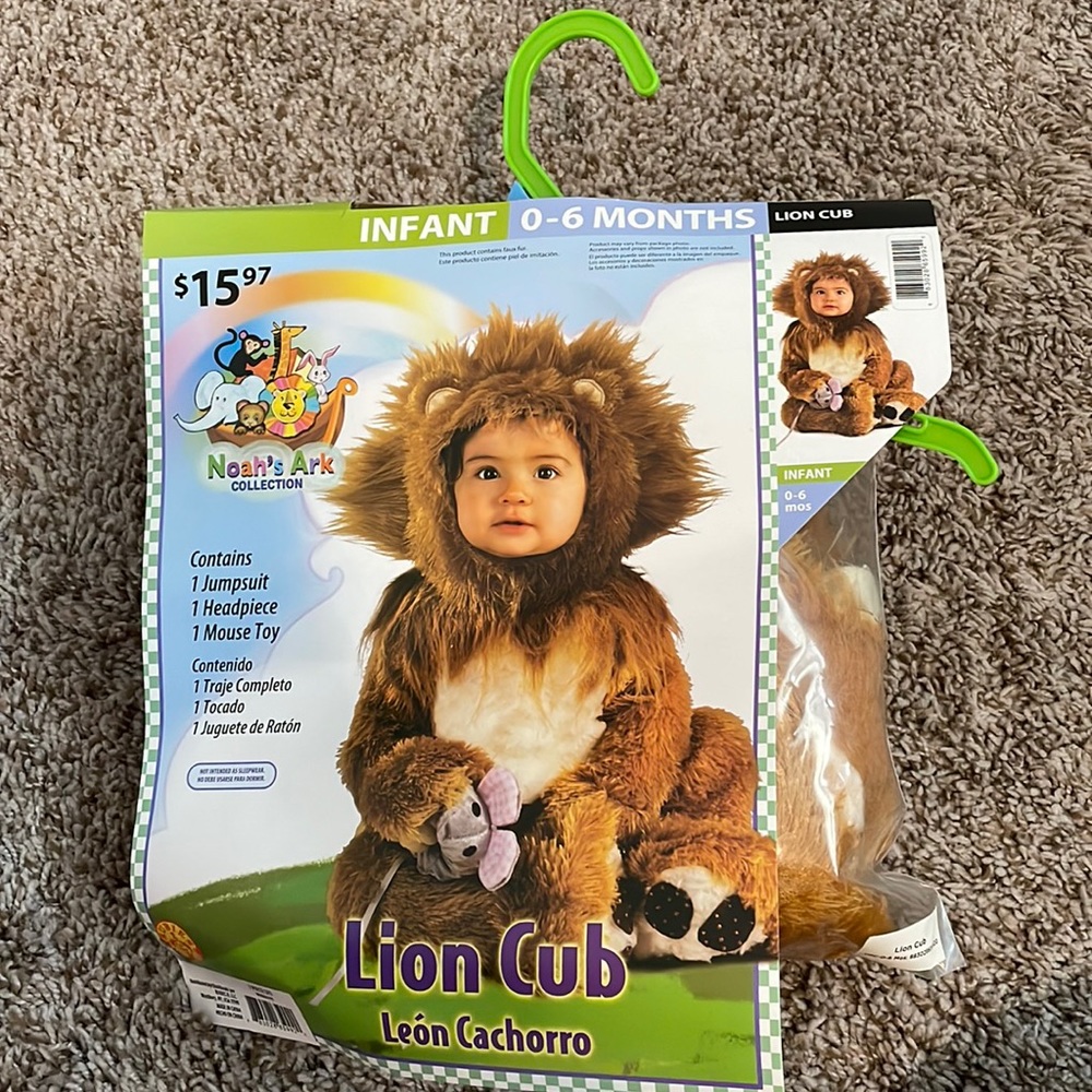 Infant Lion Cub Costume